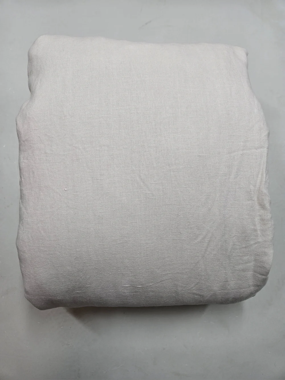 QUINCE European Linen Duvet Cover Set King/Cal King Sand 0605